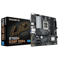 GIGABYTE B760M D3HP DDR4 - Compatible con CPUs Intel Core de 14ª generación, VRM Digital 4+1+1 fases, hasta 5333MHz DDR4 (OC), 2xPCIe 4.0 M.2, LAN GbE, USB 3.2 Gen1 (Espera 4 dias)